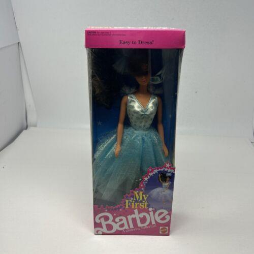 Vtg My First Barbie Doll a Glittering Ballerina 1991 Mattel Hispanic 3864 Nib