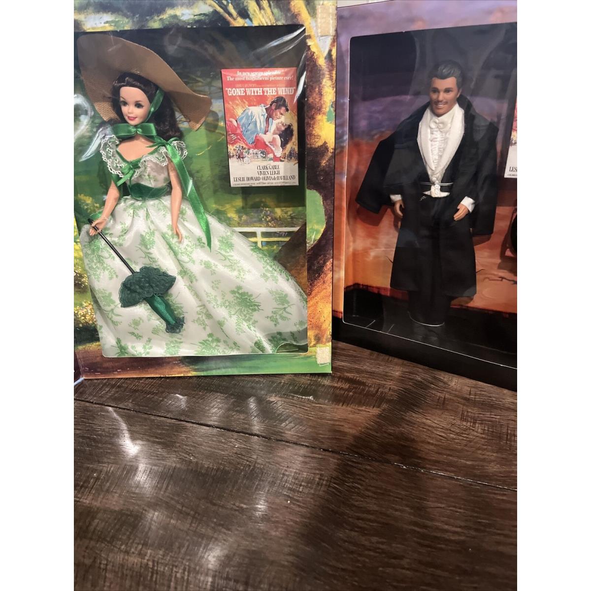 Scarlet Ohara Barbie and Clark Gable Kent Collectors Rare Vintage