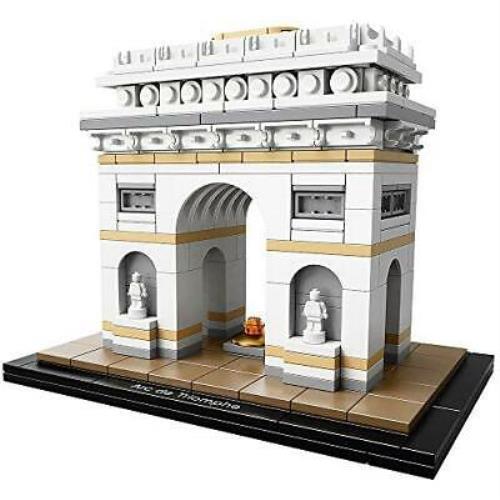 Lego Architecture Arc De Triomphe 21036 Building Kit 386 Piece