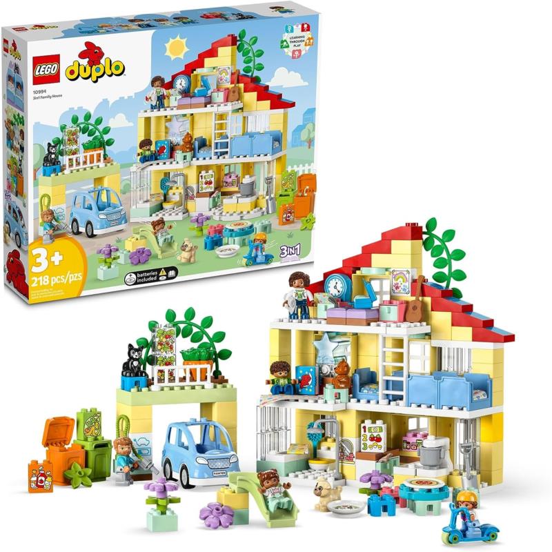 Lego Duplo Town 3in1 Family House 10994 Educational Stem Building Toy Set