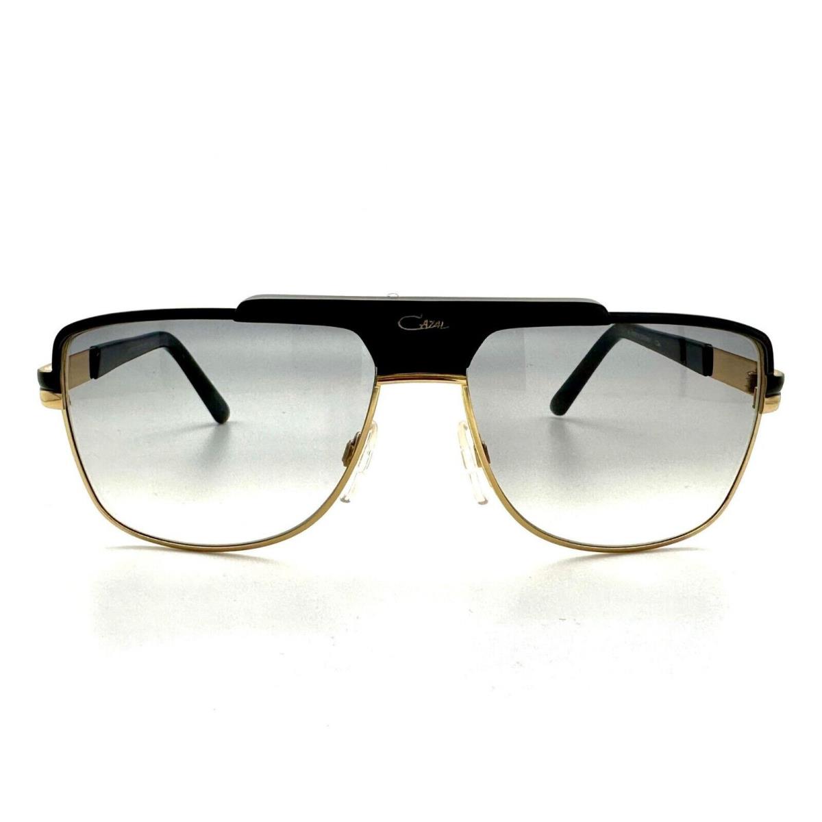 Cazal Legends MOD.987 Sunglasses 001SG Black-gold/grey Gradient Lens 60mm