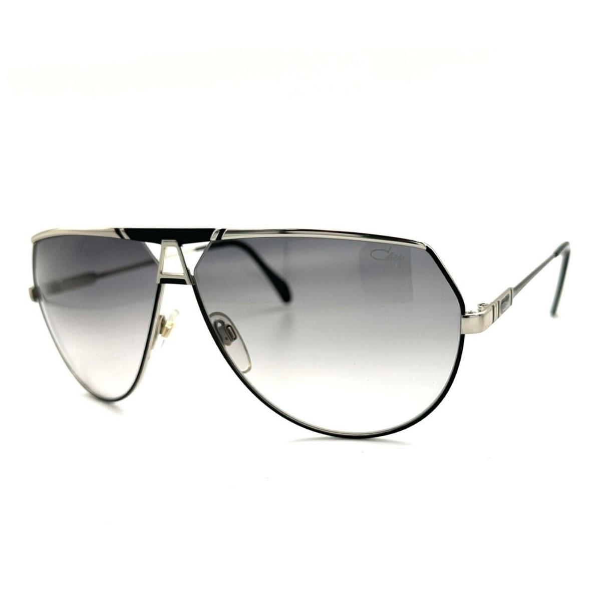 Cazal sunglasses  - Frame: Black-Silver, Lens: Grey 0