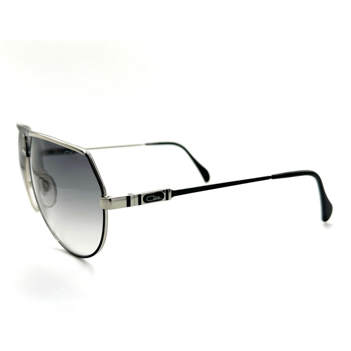 Cazal sunglasses  - Frame: Black-Silver, Lens: Grey 1