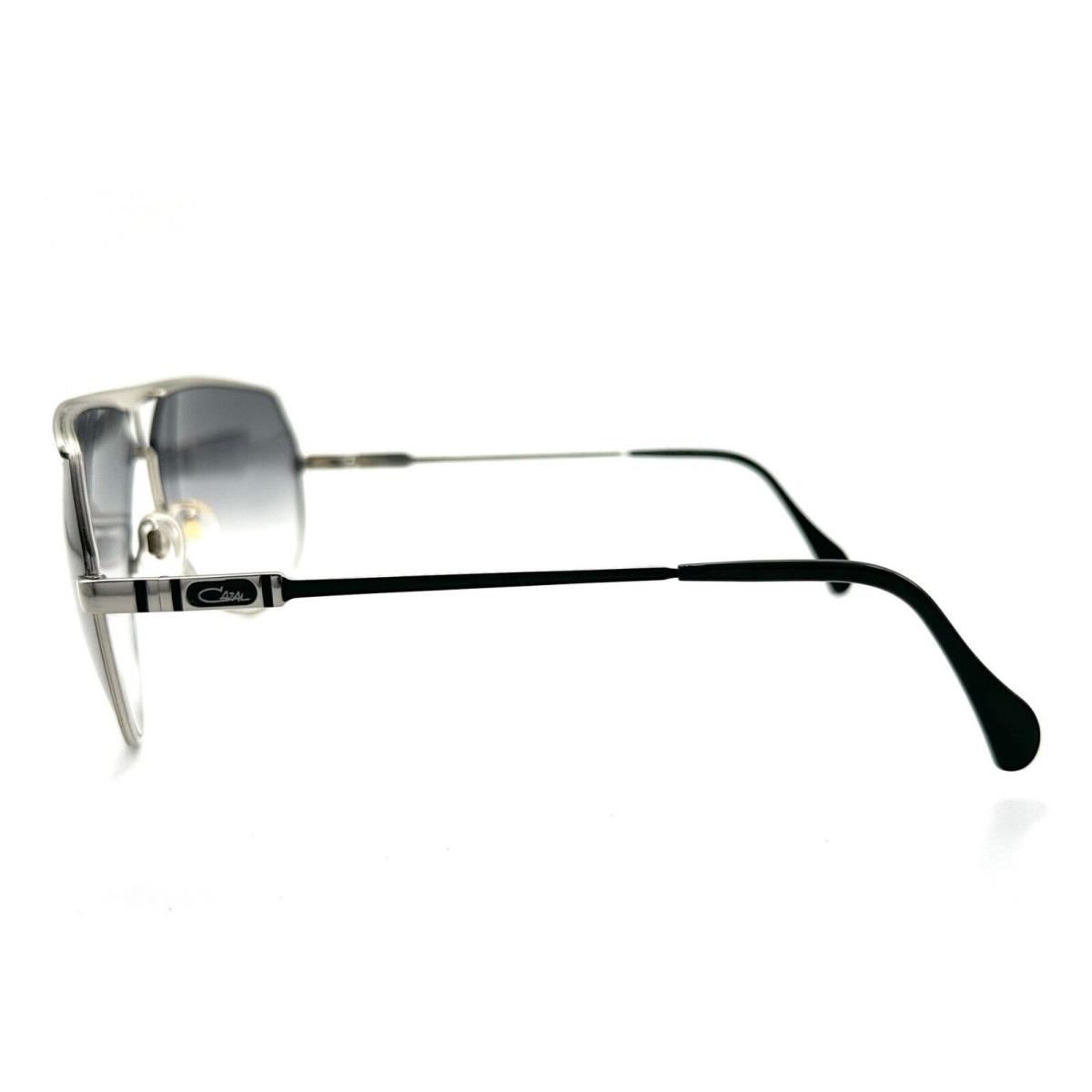Cazal sunglasses  - Frame: Black-Silver, Lens: Grey 2