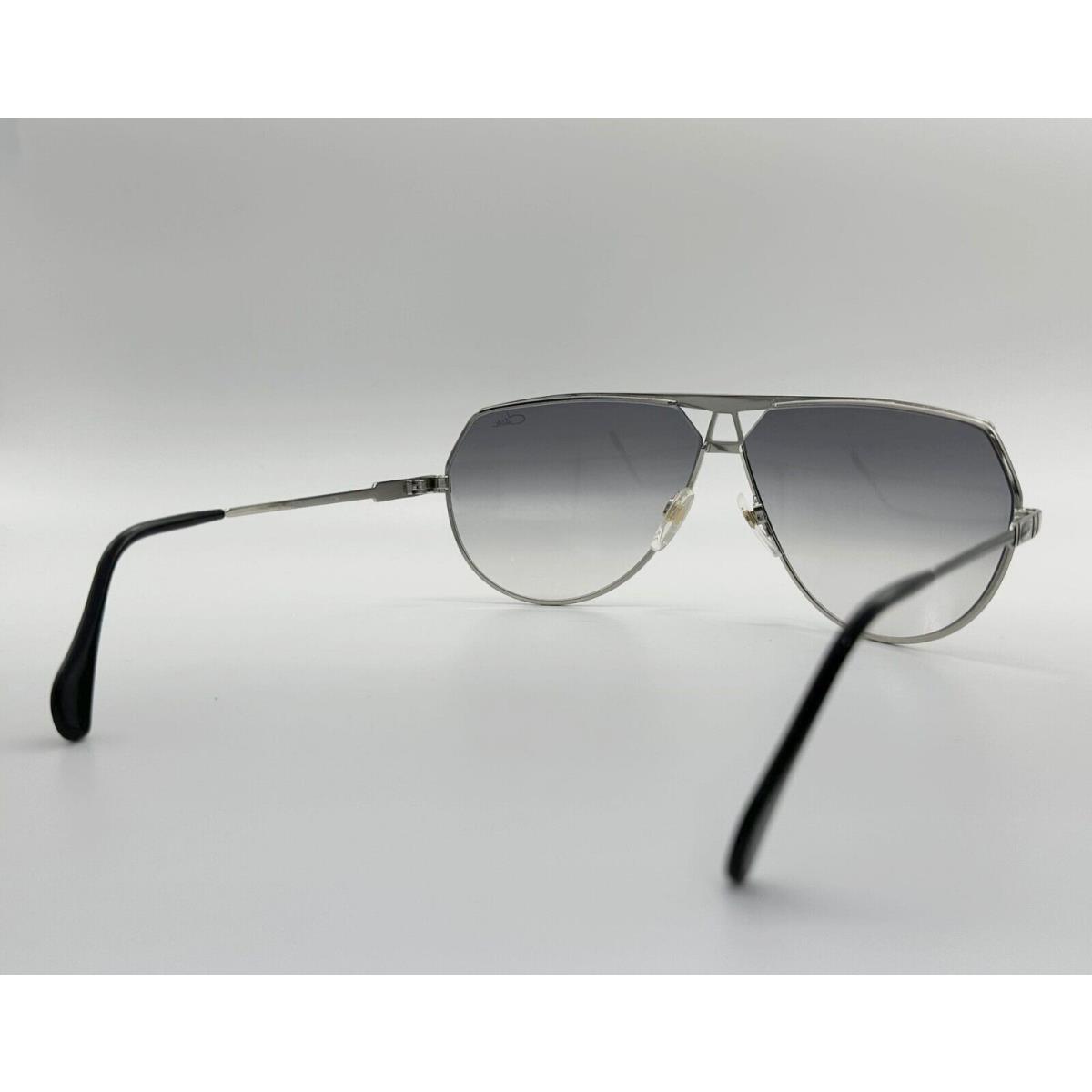 Cazal sunglasses  - Frame: Black-Silver, Lens: Grey 4