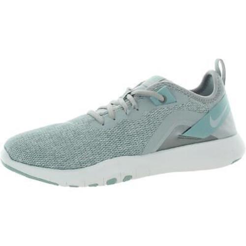 Nike Womens Flex Trainer 9 Trainers Sport Gym Sneakers Shoes Bhfo 8813 - Wolf Grey/Pure Platinum