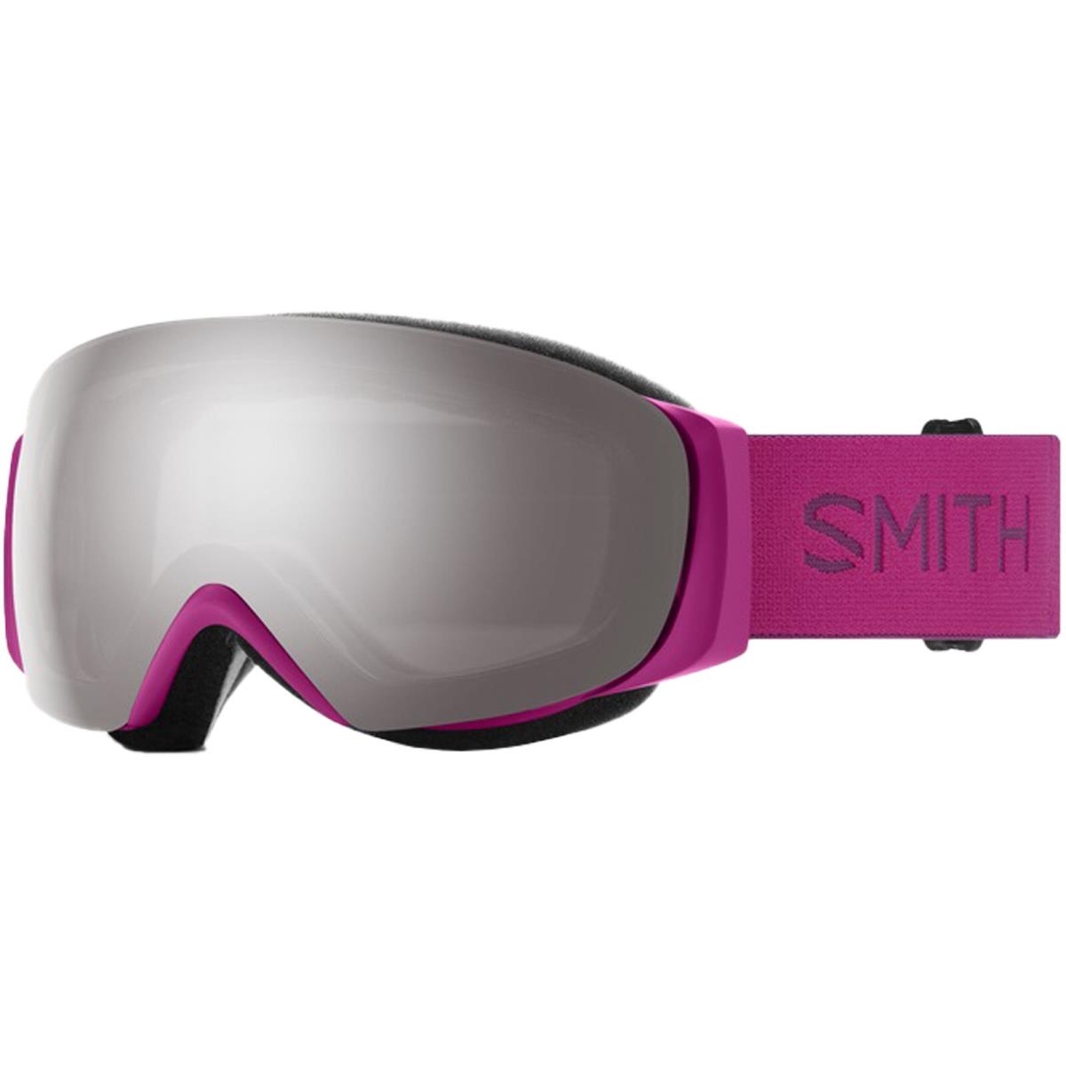 Smith Optics I/o Mag S Chromapop Women`s Snow Goggles w/ Bonus Lens - M007140 Fuschia/Platinum (MI995T)