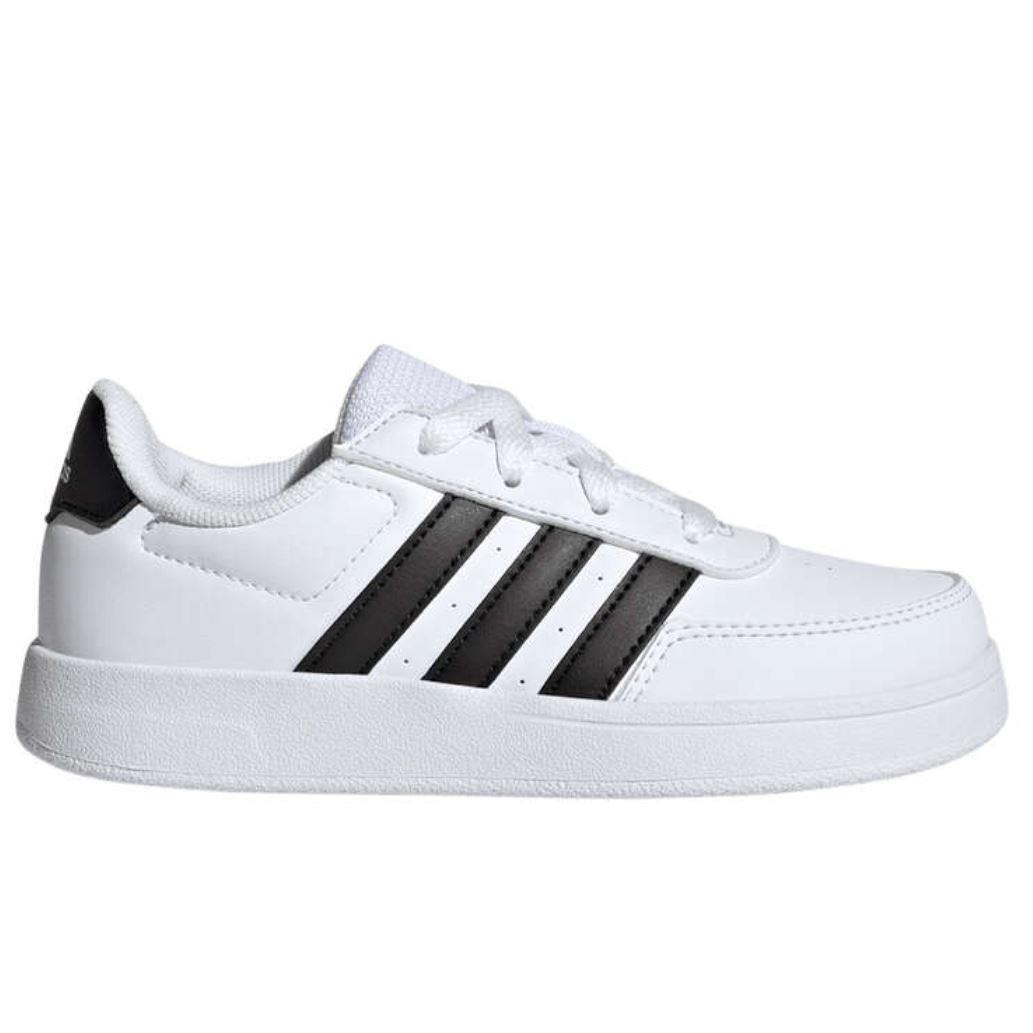 Big Kids Adidas Breaknet 2.0 Tennis Shoes HP8956 Color White/black