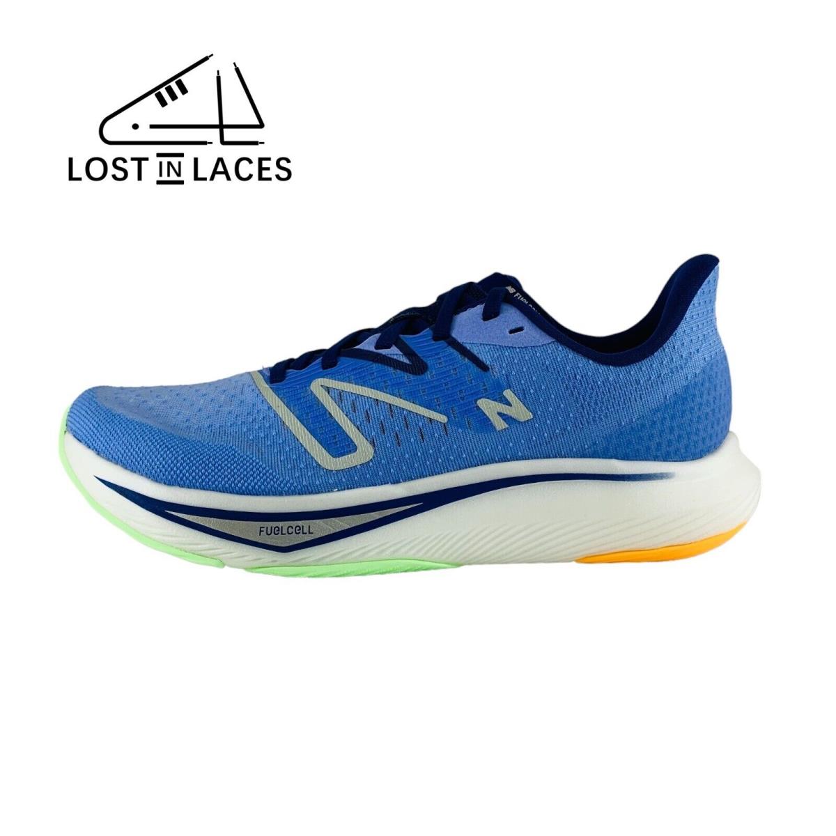 New Balance Fuelcell Rebel v3 Blue White New Running Shoes Women`s Sizes