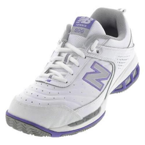 New Balance Women`s WC806 2A Width Tennis Shoes White