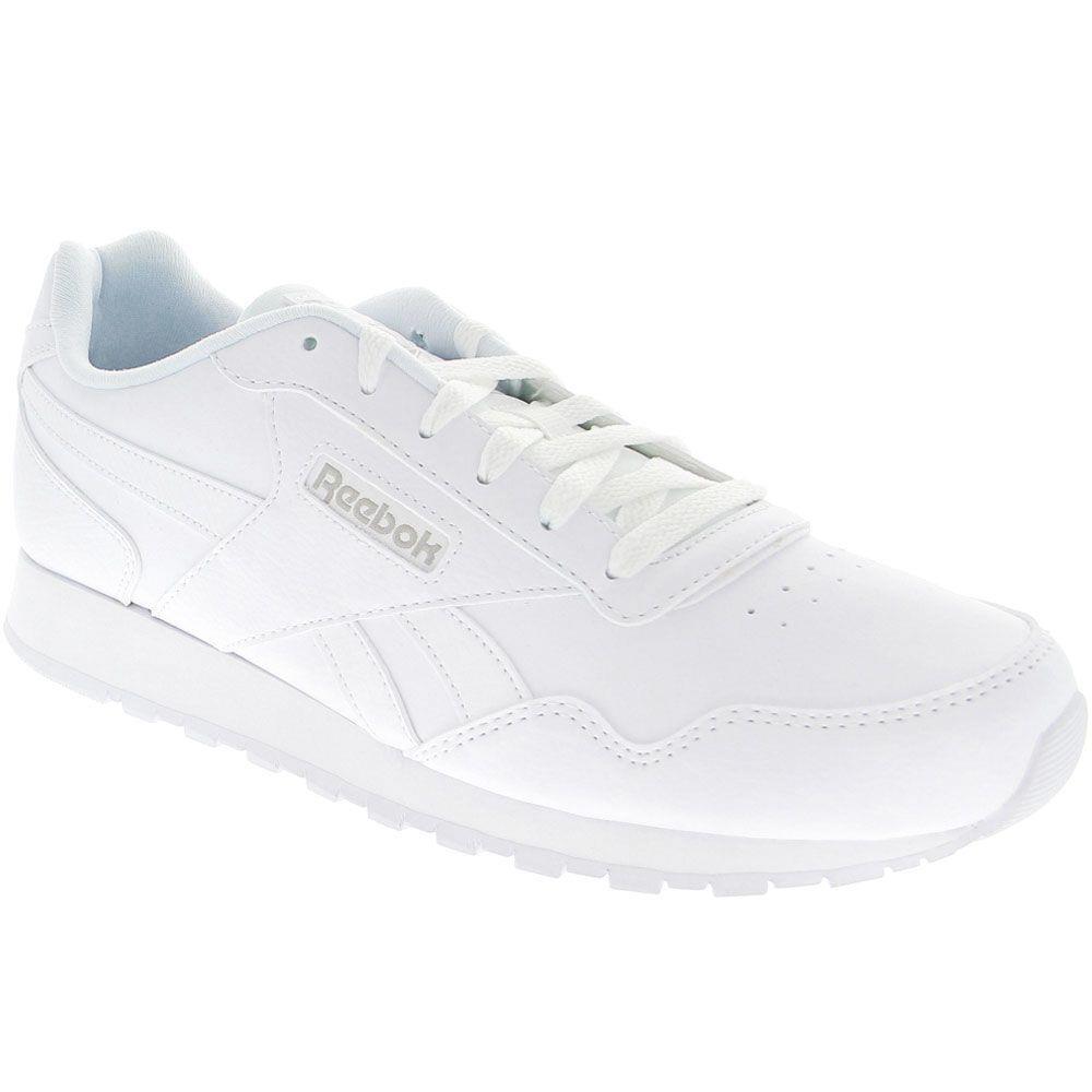 Reebok Cl Harman Run S Lifestyle Shoes Men`s Leather White Sneakers Size 7.5 - White