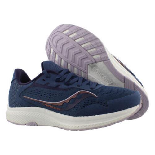 Saucony Freedom 4 Womens Shoes Size 8 Color: Storm/lilac/violet - Blue, Main: Purple
