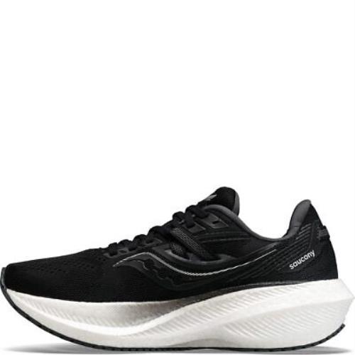 Saucony Women`s Triumph 20 Running Shoes Black/white 6.5 B Medium US - Black/White , Black/White Manufacturer