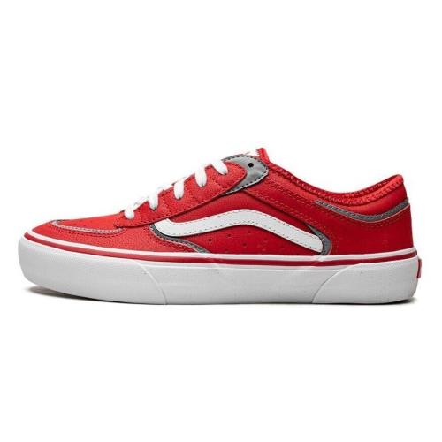 Vans Rowley Pro Skate Shoes Red/White
