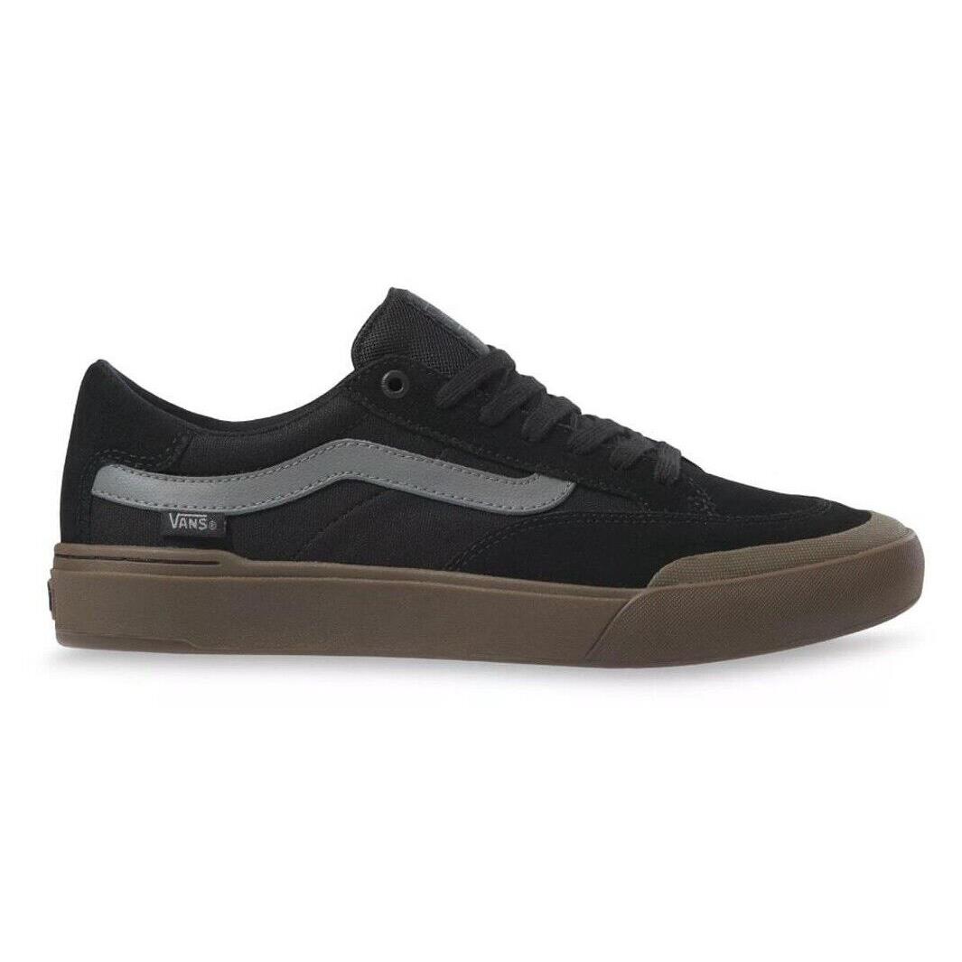 Vans Berle Pro Shoes Black and Dark Gum Sneakers