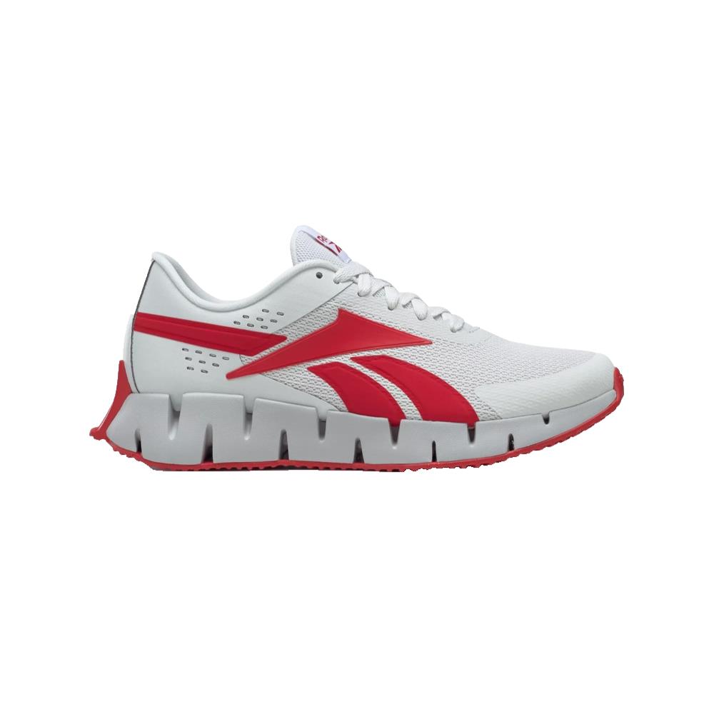 Men Reebok Zig Dynamica 2.0 Running Shoes Sneakers Size 12 White Grey Red HQ5889