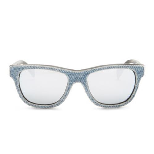 Diesel Square DL0111 86C Blue Sunglasses S3237