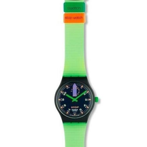 Mint 1992 Swatch Stop-watch Jess` Rush SSB100 Collectors Watch Retro