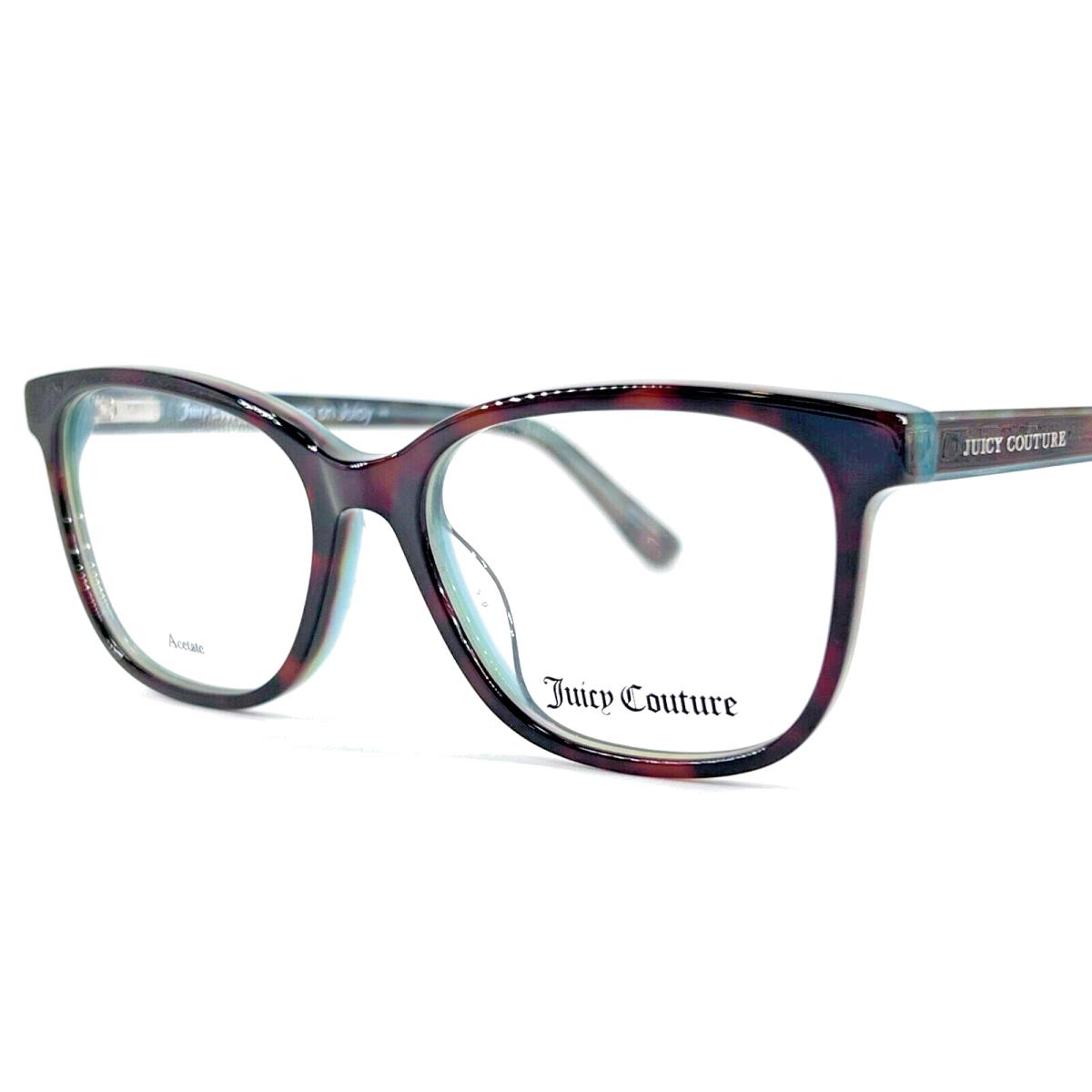 Juicy Couture JU213 Women`s Plastic Eyeglass Frame 0086 Dark Havana 51-16 W/case