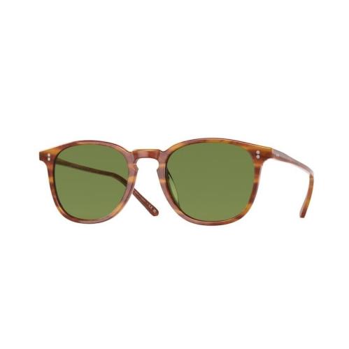 Oliver Peoples 0OV5491SU Finley 1993 Sun 174252 Sugi Tortoise/green Sunglasses - Frame: Sugi Tortoise, Lens: Green