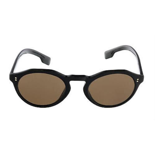 Burberry 0BE4280 300173 Round Black Sunglasses Burberry