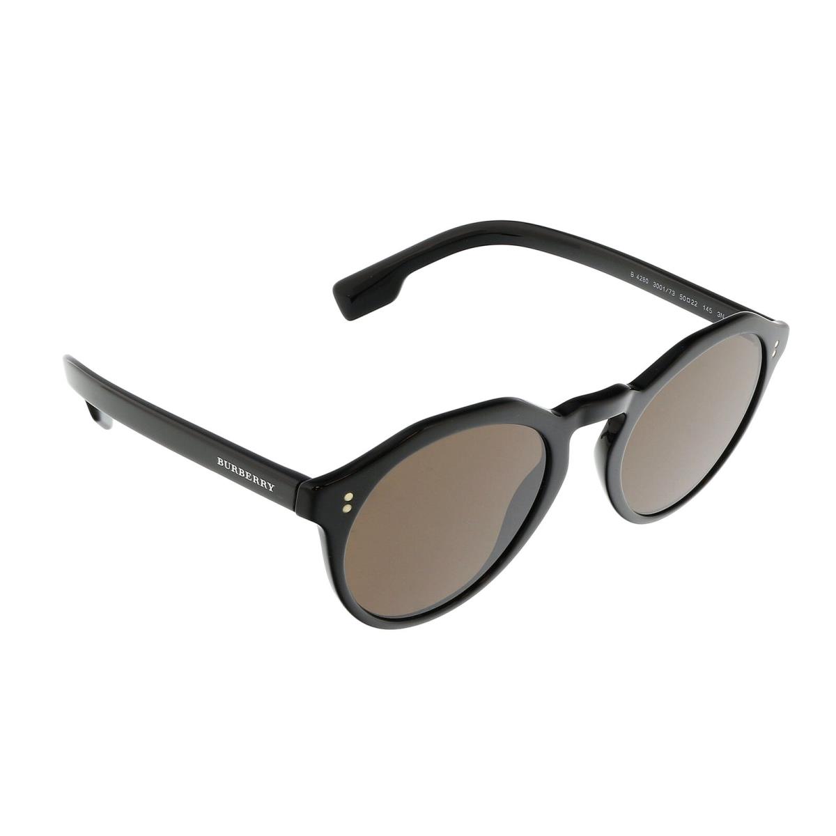 Burberry 0BE4280 300173 Round Black Sunglasses Fash Brands