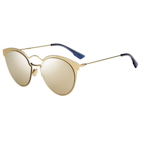 Christian Dior Nebula Women`s Sunglasses Nebuls-ddb-sq - Frame: Gold, Lens: Gold