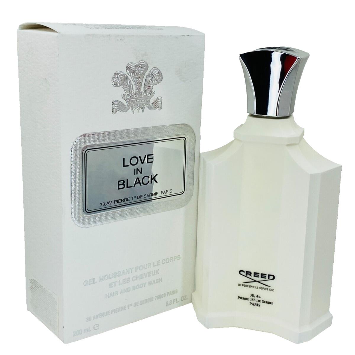 Creed Love In Black Shower Gel Hair and Body Wash - 6.8 oz