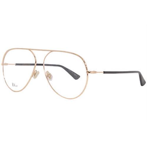 Christian Dior Dioressence15 Eyeglasses Women`s Rose Gold-copper Optical Frame - Gold Frame