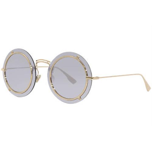 Christian Dior Diorsurrealist 000DC Sunglasses Women`s Rose Gold/silver Mirror - Frame: Gold, Lens: Silver