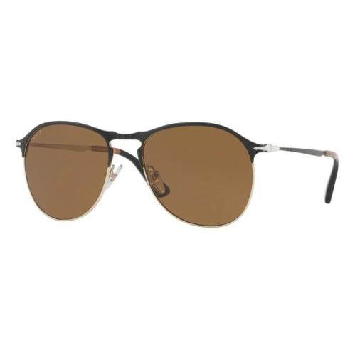 Persol Men Sunglasses PO7649S 107057 Black/brown Lens