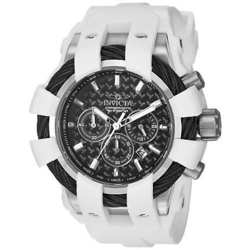Invicta Men`s 23856 Bolt Analog Display Quartz White Watch - White