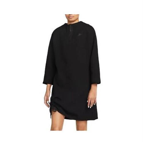 Nike Sportswear Tech Fleece Essential Dress Womens Style : Dq6741 - Black/Black