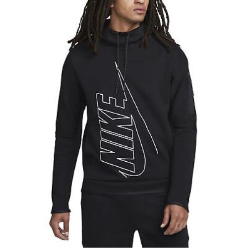 Nike Nsw Tech Fleece Graphic Pullover Hoodie Mens Style : Dx0577