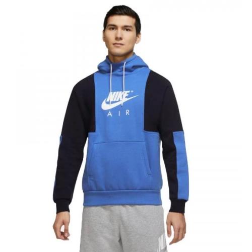 Nike Sportswear Fleece Hoodie Mens Style : Dd6383 - Game Royal/Black-White