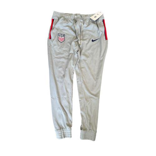 Nike Usa Soccer Gray Training Workout Jogger Pants Men s Size Large DH4849-050