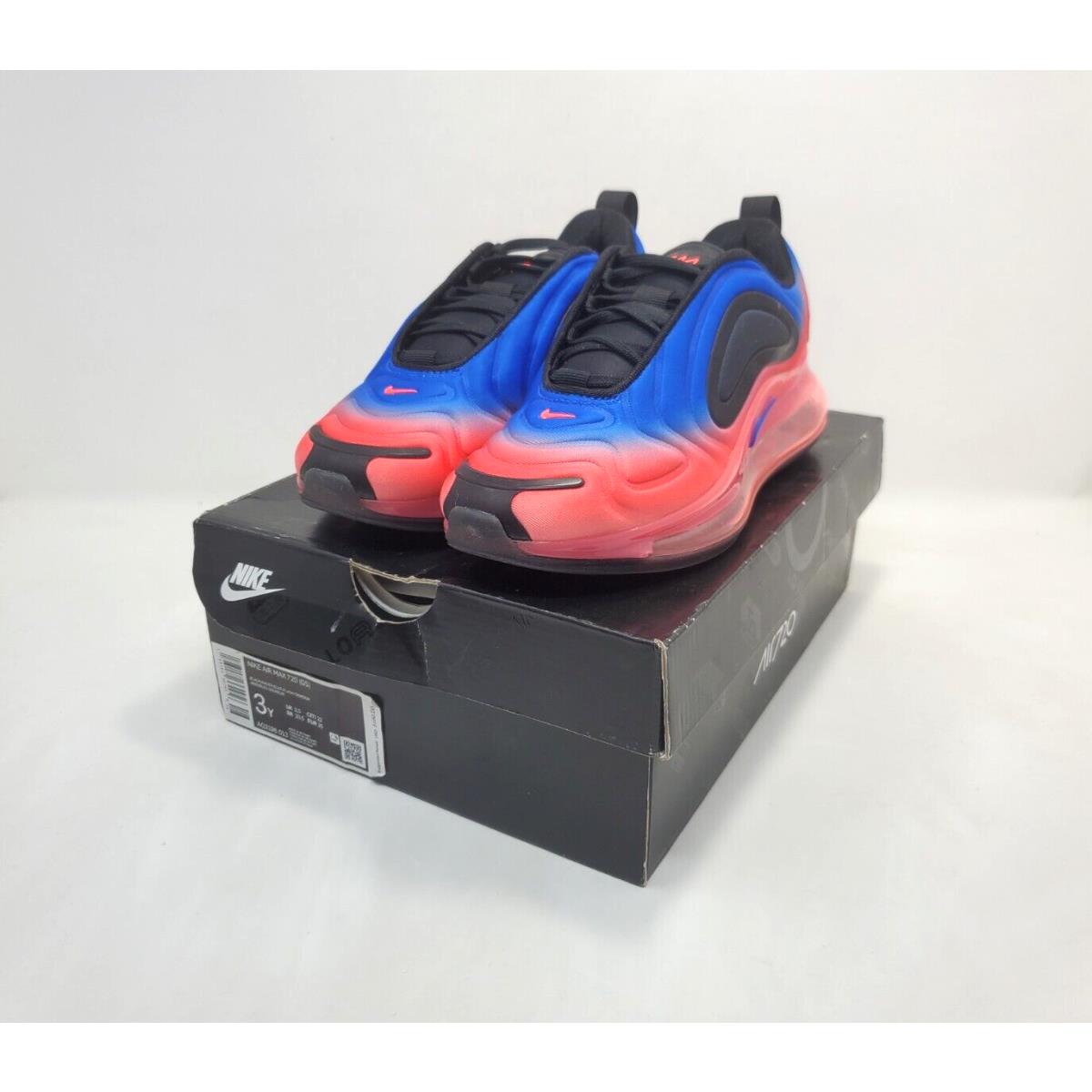 Nike Air Max 720 GS Shoes Black Racer Blue AQ3196-013 youth size