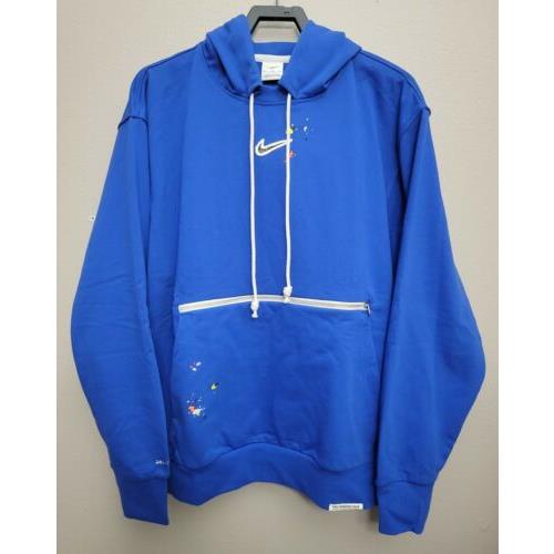 Nike Standard Issue Splatter Fleece Hoodie Sweater Mens Size XL DM8007 480