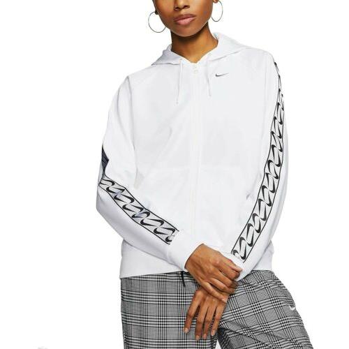 Nike Tape Full Zip Hoody Womens Sweatshirt Sweater Hooded Outerwear Sz 2XL