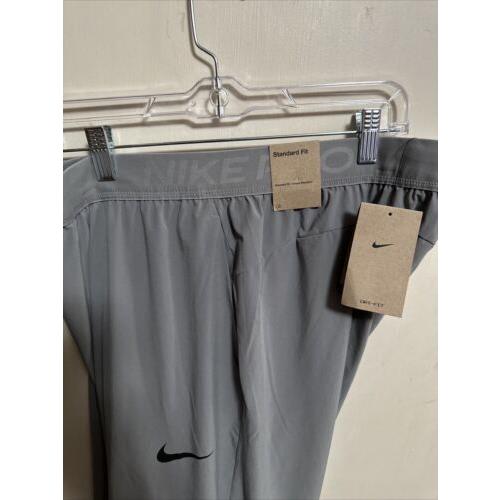 2024Nike Pro Flex Dri Fit Gray Training Jogger Pants Men S-xl- DM5948-084