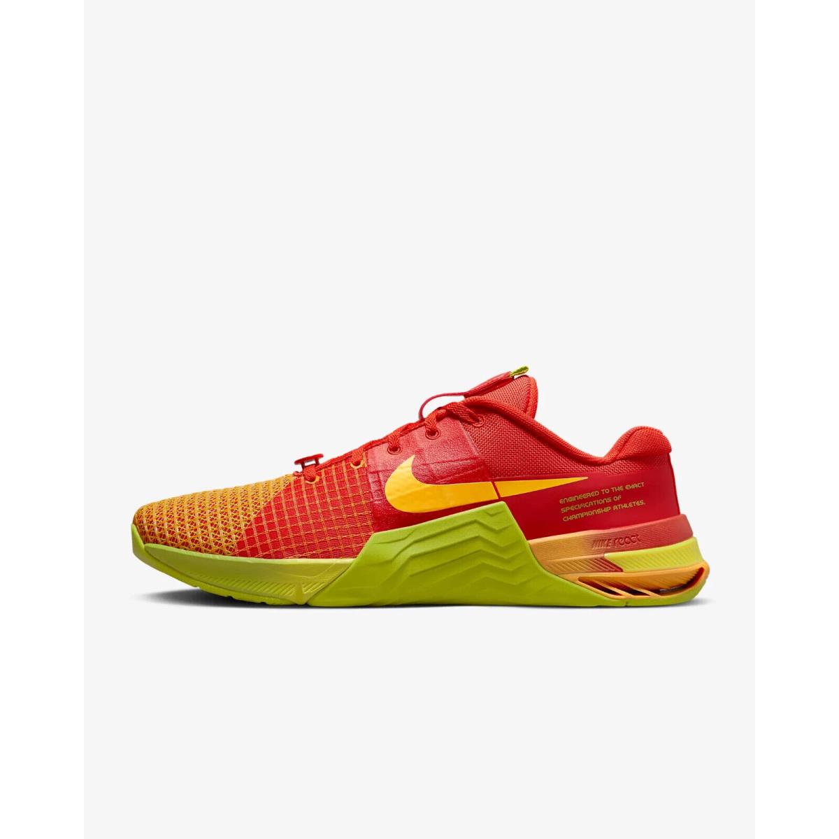 Nike Metcon 8 Amp Picante Red Volt Training Shoes sz 11