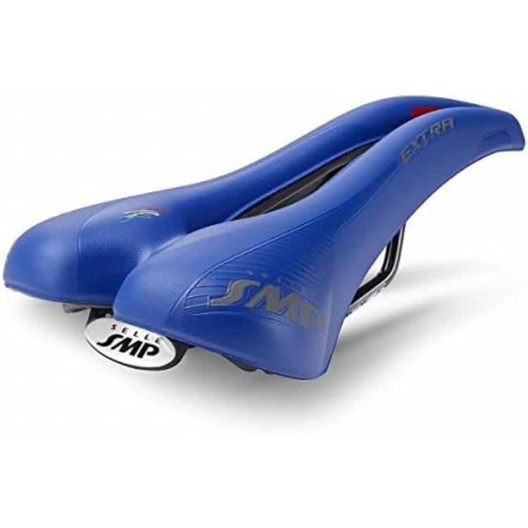 Selle Smp Extra Blue Synthetic Elastomer Padding Ergonomic Design Cycling Usa