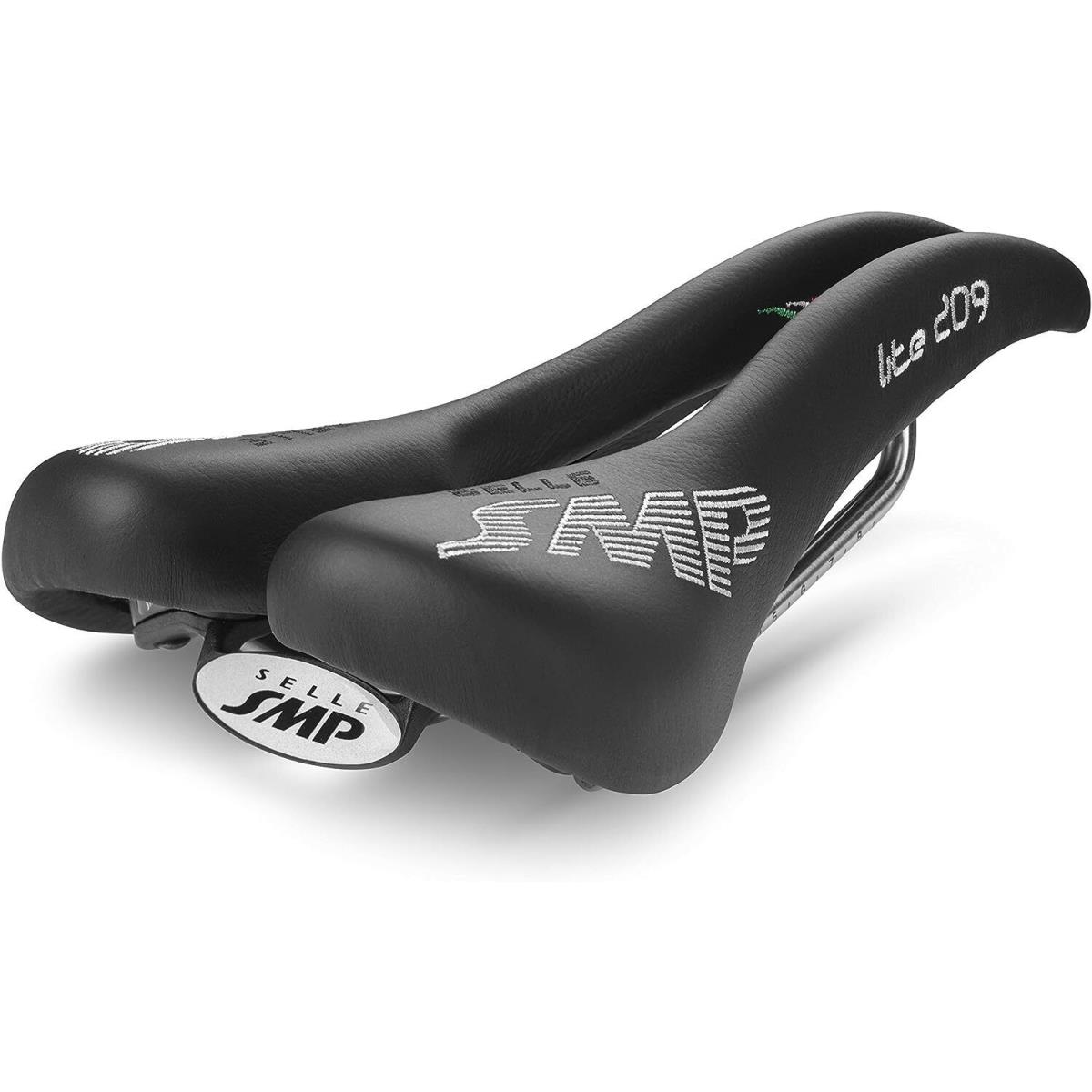 Selle Smp Lite 209 Saddle Foamed Elastomer Body Leather Covering Black Usa