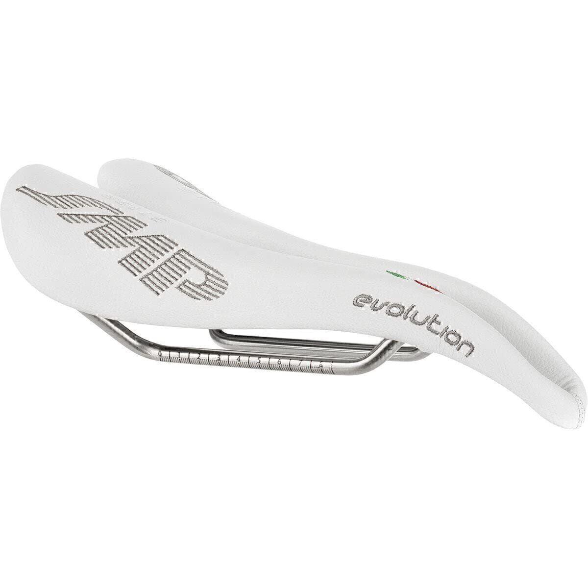 Selle Smp Evolution Bike Saddle White 129mm Bicycle Seat