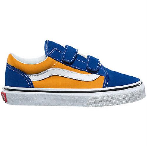 Vans Old Skool Pop Little Kids Style : Vn0a38hd-Q1B - Og Blue/Og Gold