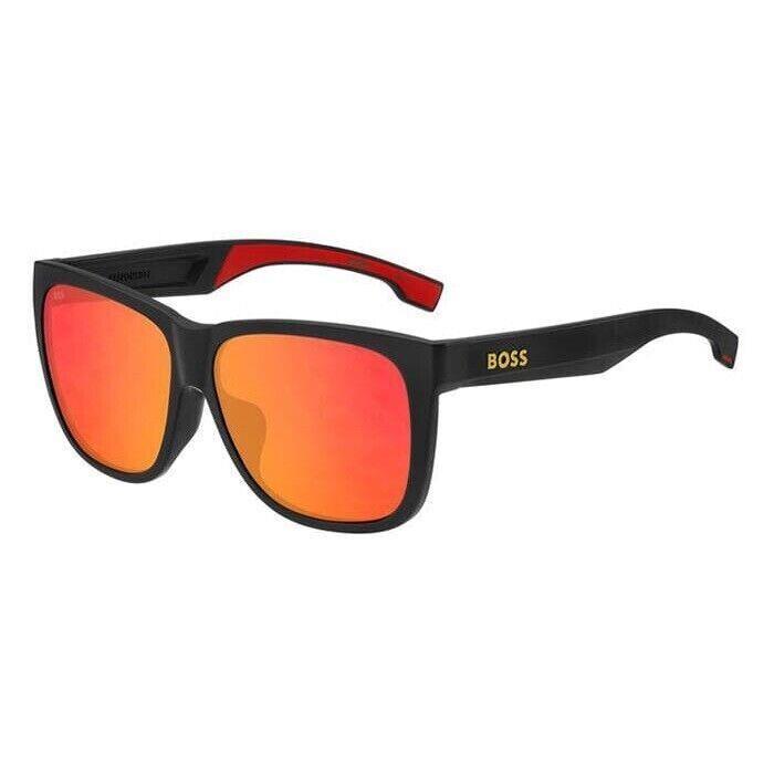 Hugo Boss Boss 1453/F/S Pgc/uz Matte Black/orange/orange Mirror 61-14-145