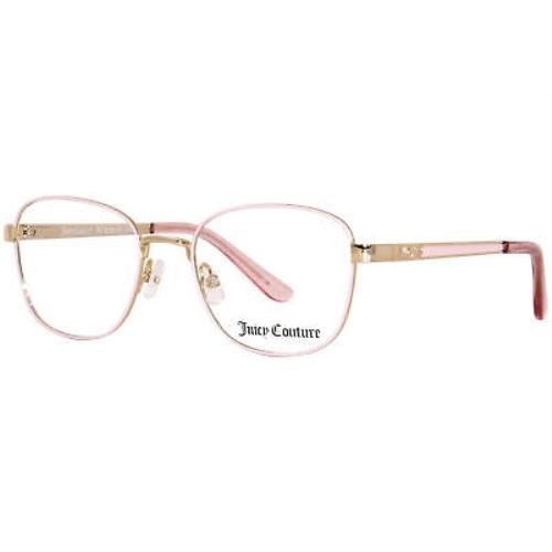 Juicy Couture JU-955 8KJ Eyeglasses Youth Kids Matte Pink Full Rim 47mm