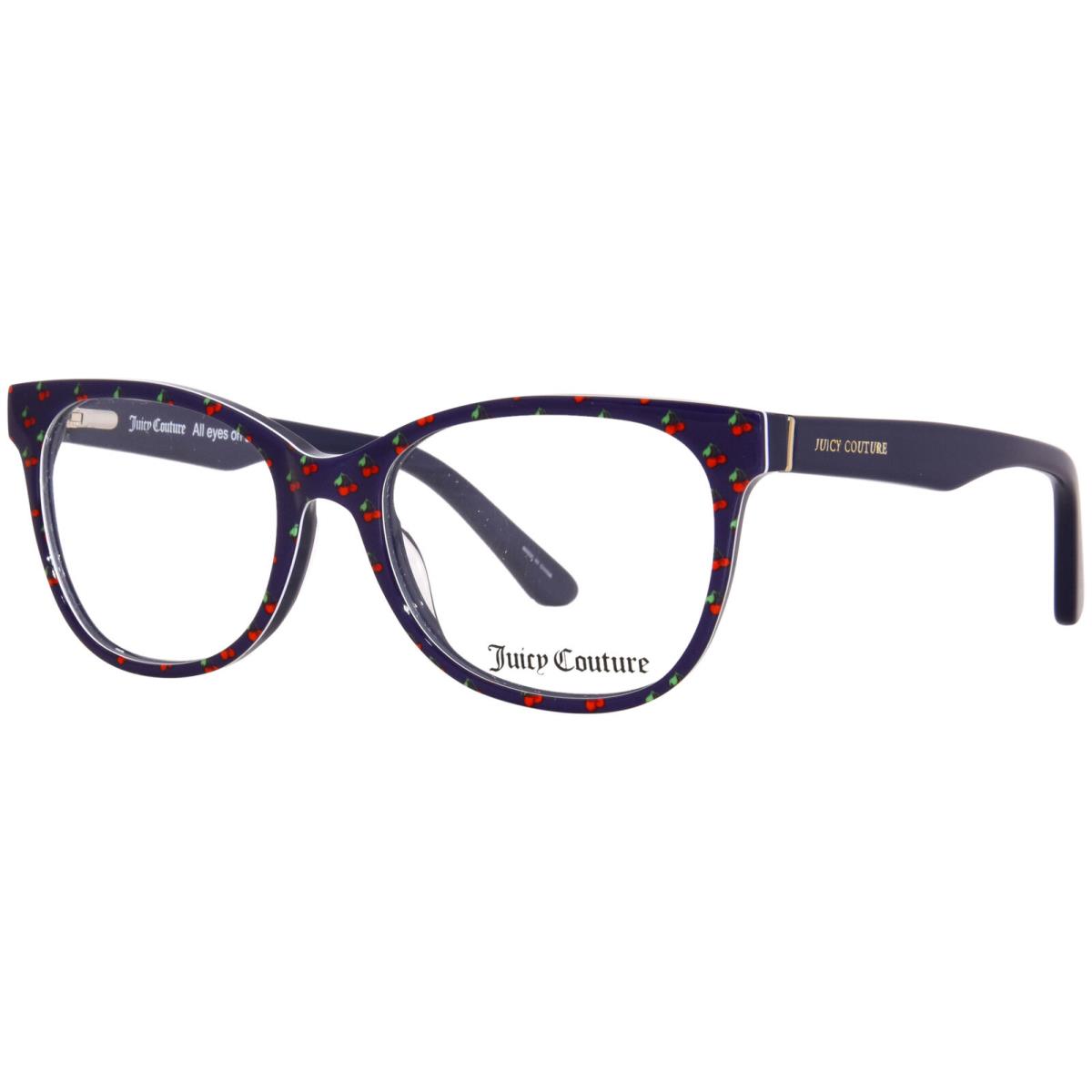 Juicy Couture JU-302 Gie Eyeglasses Youth Kids Girl`s Red/blue Full Rim 50mm