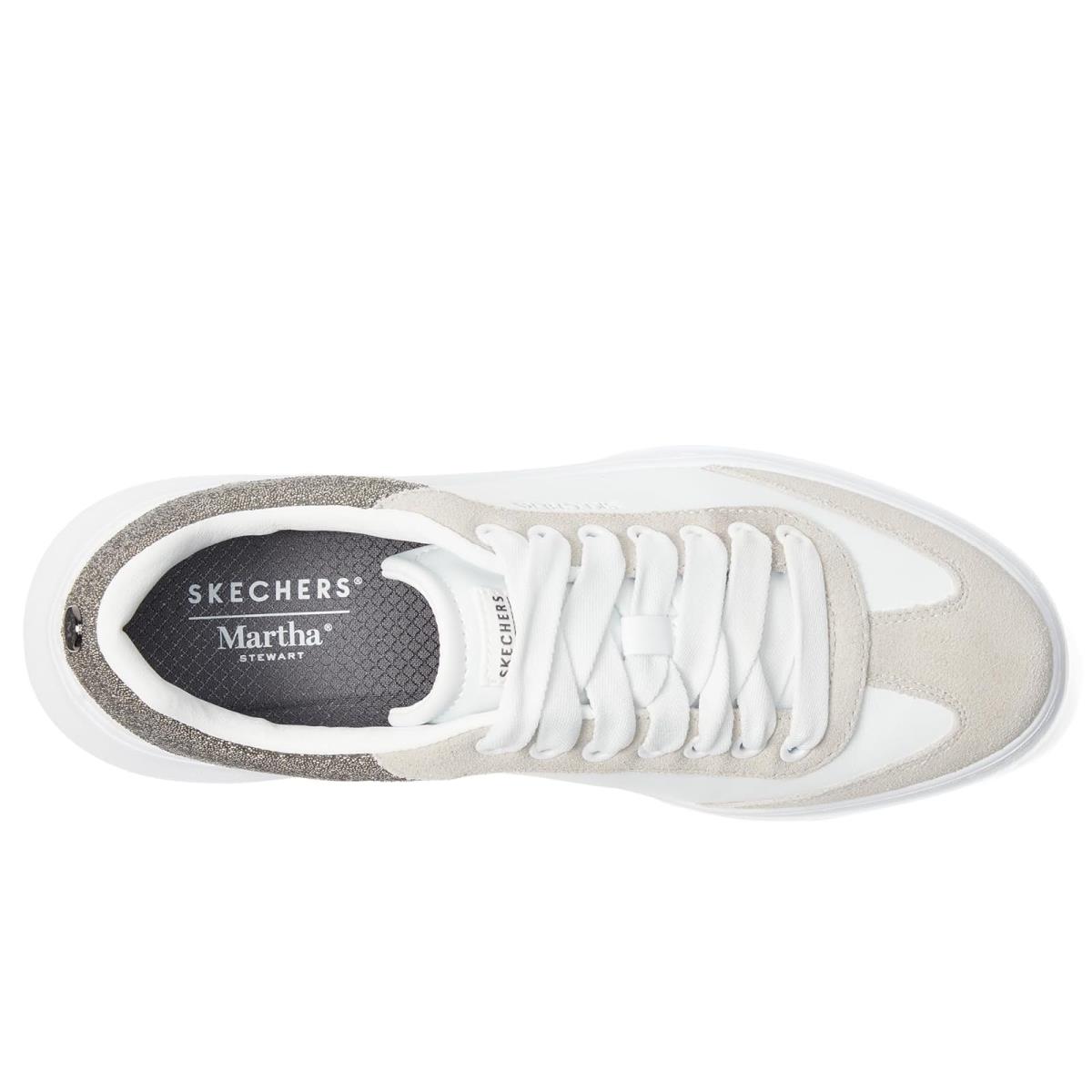 Woman`s Shoes Skechers Martha Stewart - Cordova Classic - Classic Spirit White