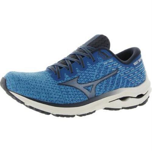 Mizuno Mens Wave Inspire 17 Blue Running Shoes Shoes 12.5 Medium D Bhfo 7457 - Blue/Silver